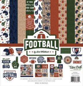 Football paper and stickers